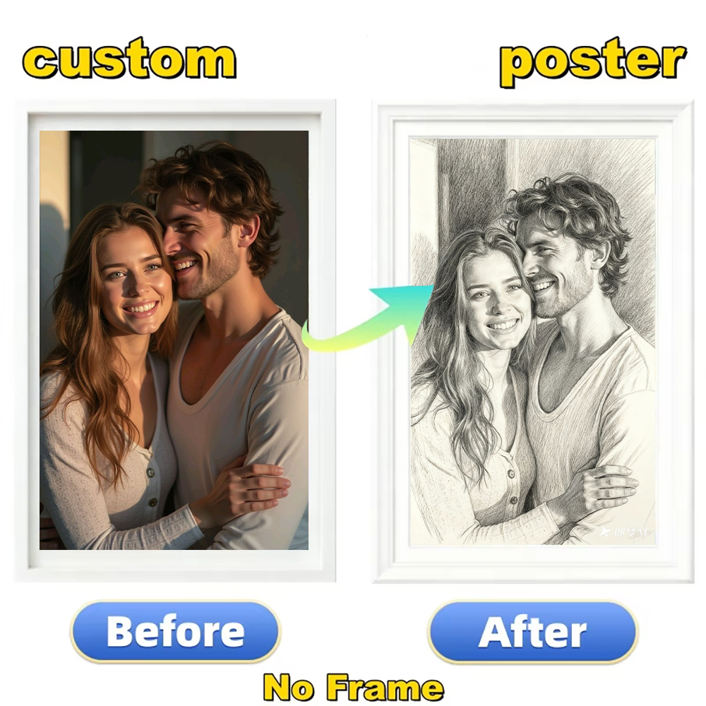 Pet Portrait Custom - Custom photos to black and white