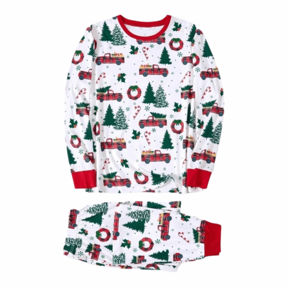 Family Tree Print - Christmas Family Matching Outfits Parent-child Cartoon