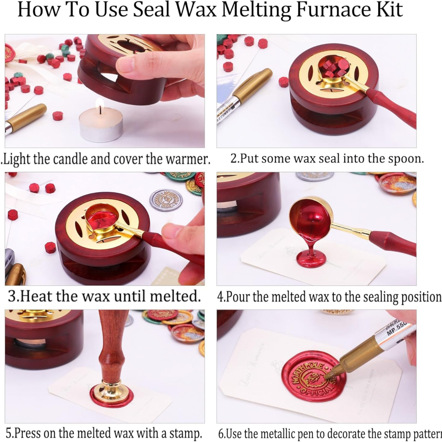Christmas Seal Wax Kit - 800pc - Wax Seal Letter Kit 리뷰 및 가격