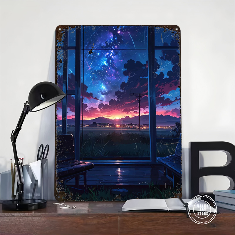 Anime Window View of Starry Ni - Custom Night Sky 리뷰 및 가격