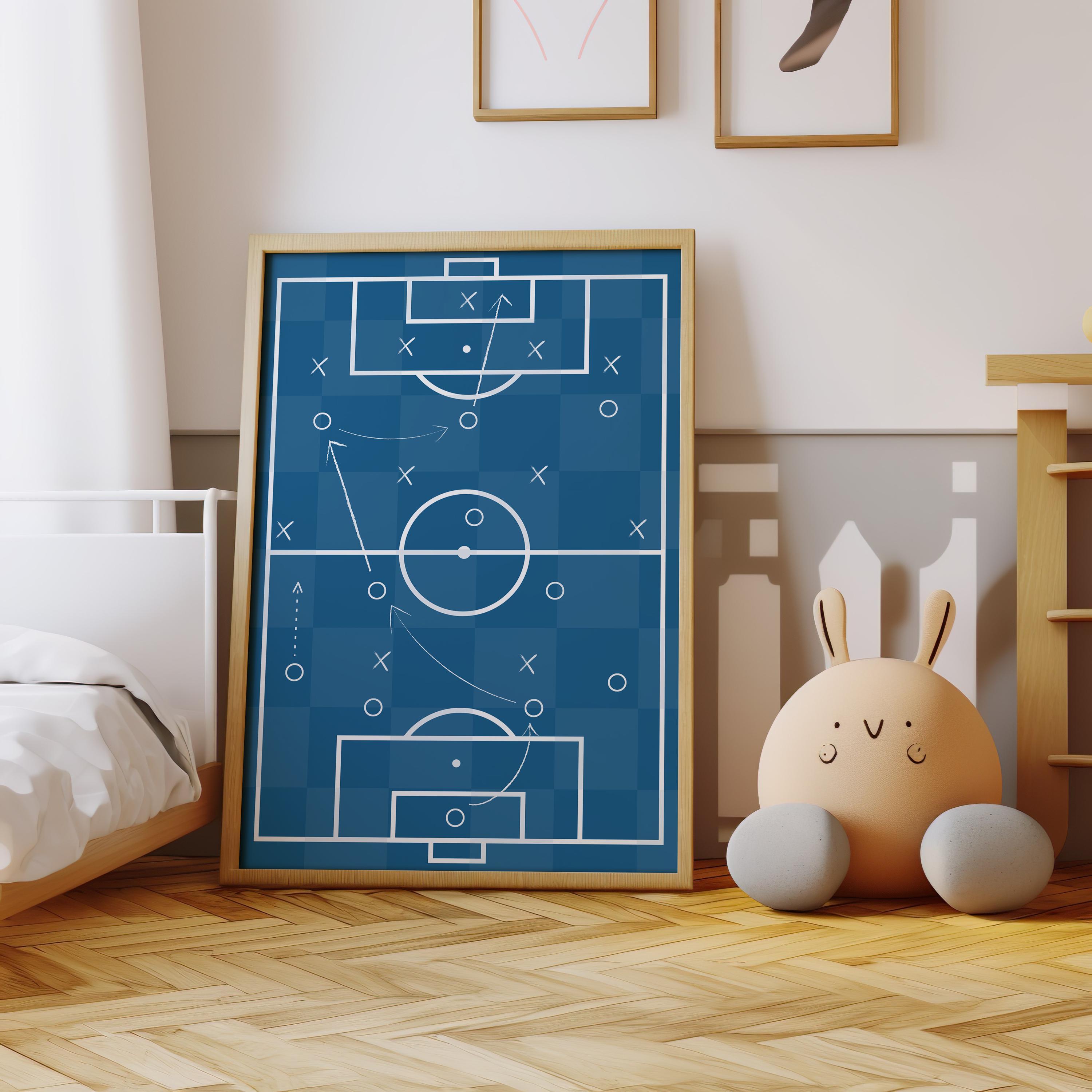 Custom Soccer Wall Art Set Aff - Personalized Name Box 리뷰 및 가격