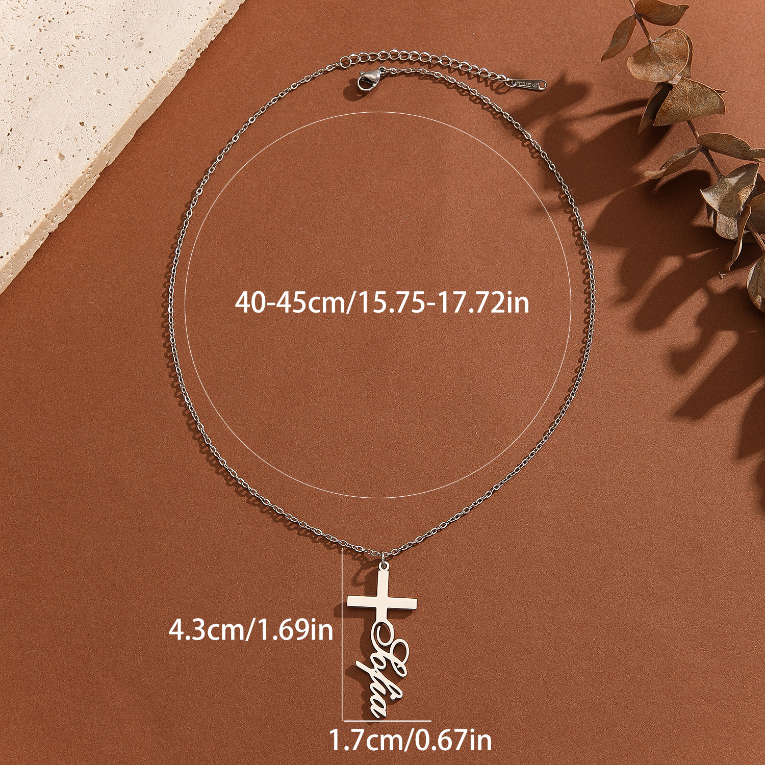 1pc Personalized Easter Gift S - Name Necklace Custom 리뷰 및 가격