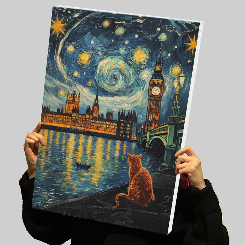 London Night Sky Prints Poster - Custom Night Sky 리뷰 및 가격