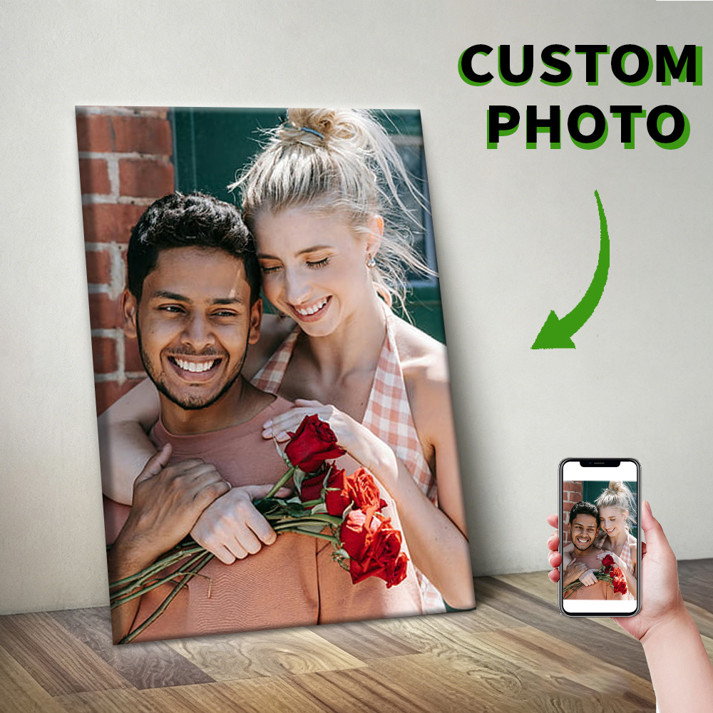 1 Pc Customized Photos on Canv - Engraved Wood Frame 리뷰 및 가격
