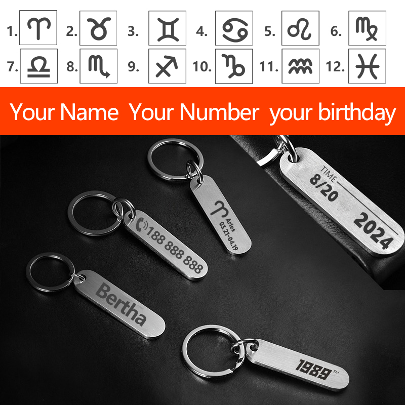 Customized Key Chains with Las - Initial Ring Custom 리뷰 및 가격