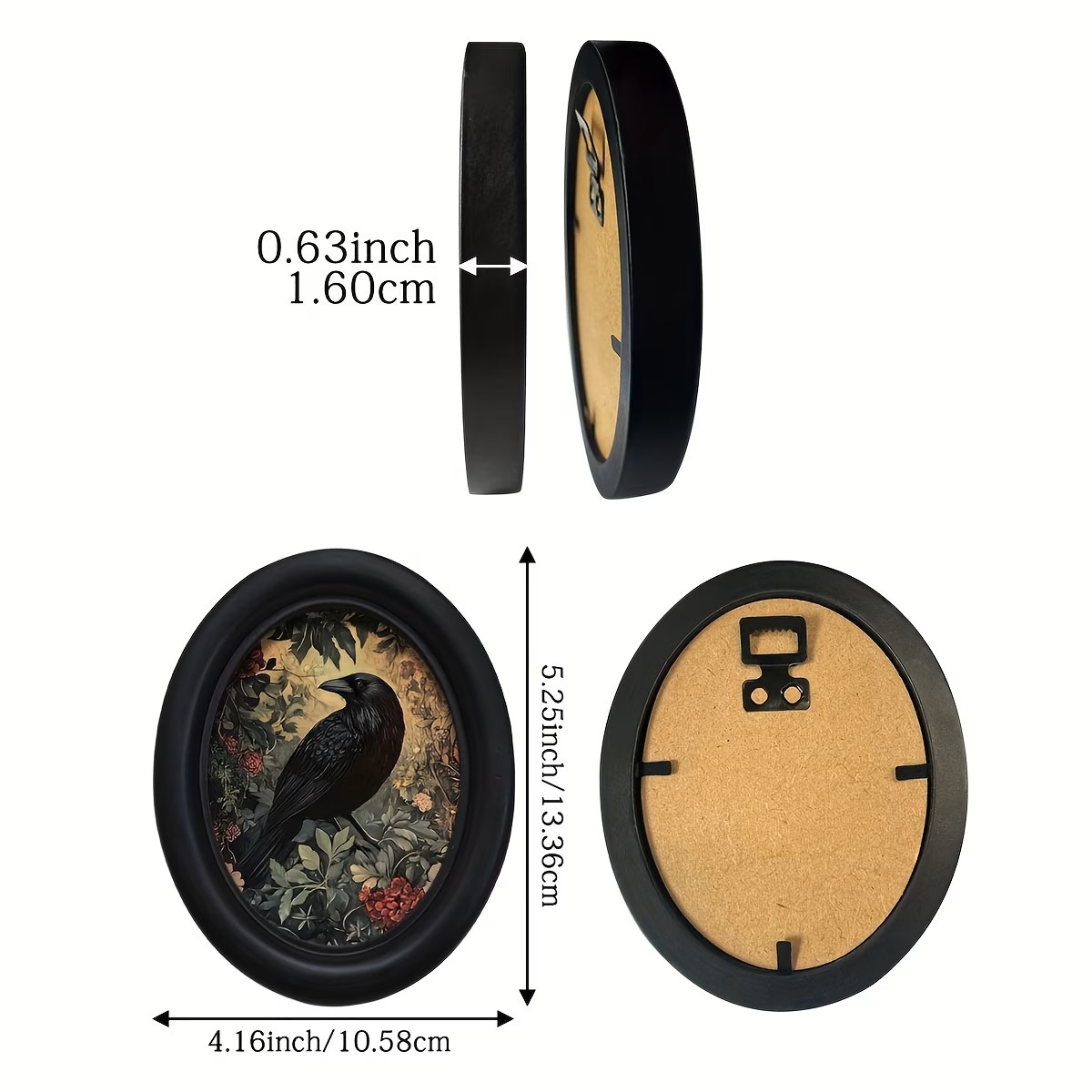 1 Piece of Bohemian Vintage 3D - Engraved Wood Frame 리뷰 및 가격
