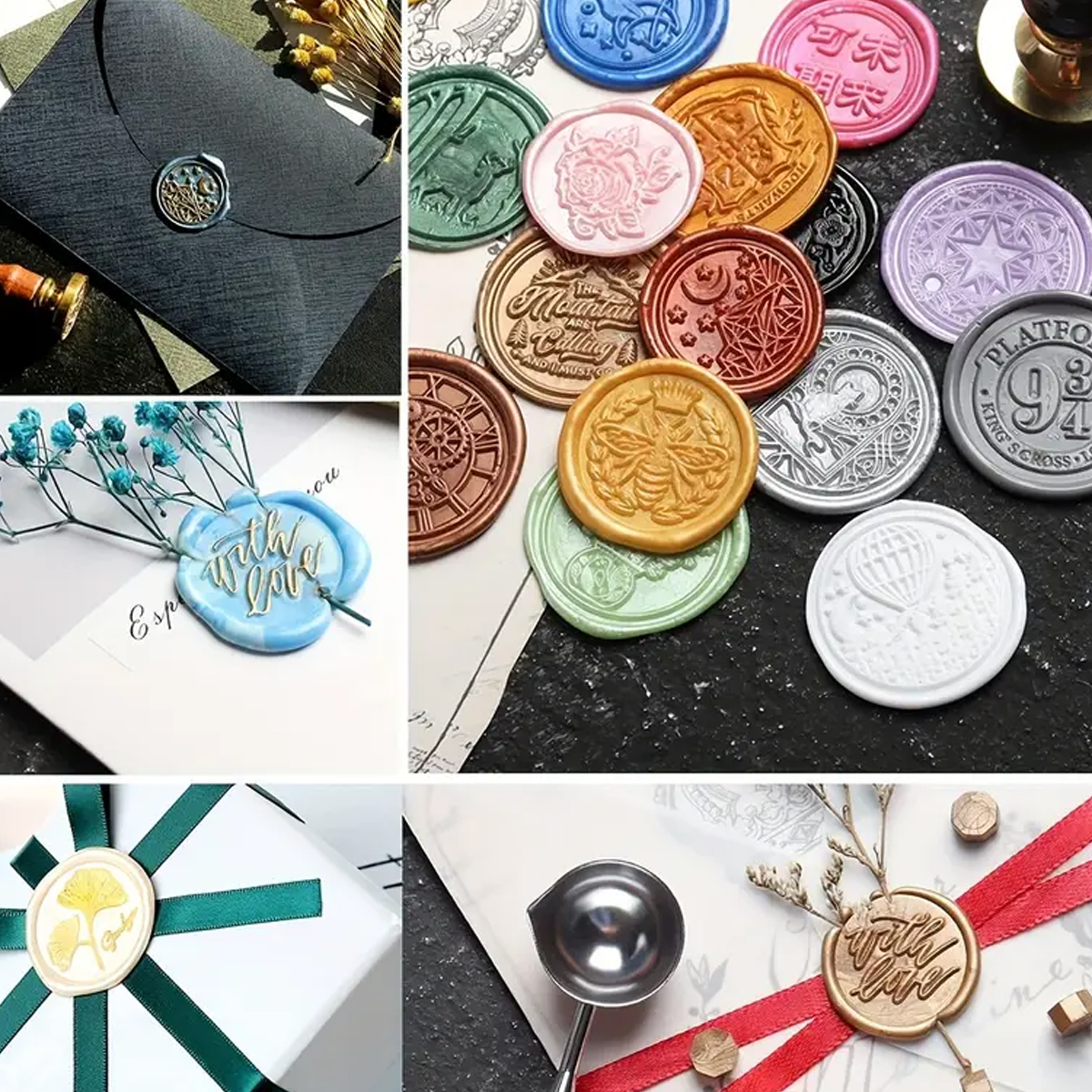 100pc/bag Wax Seal Beads Kit,D - Wax Seal Letter Kit 리뷰 및 가격