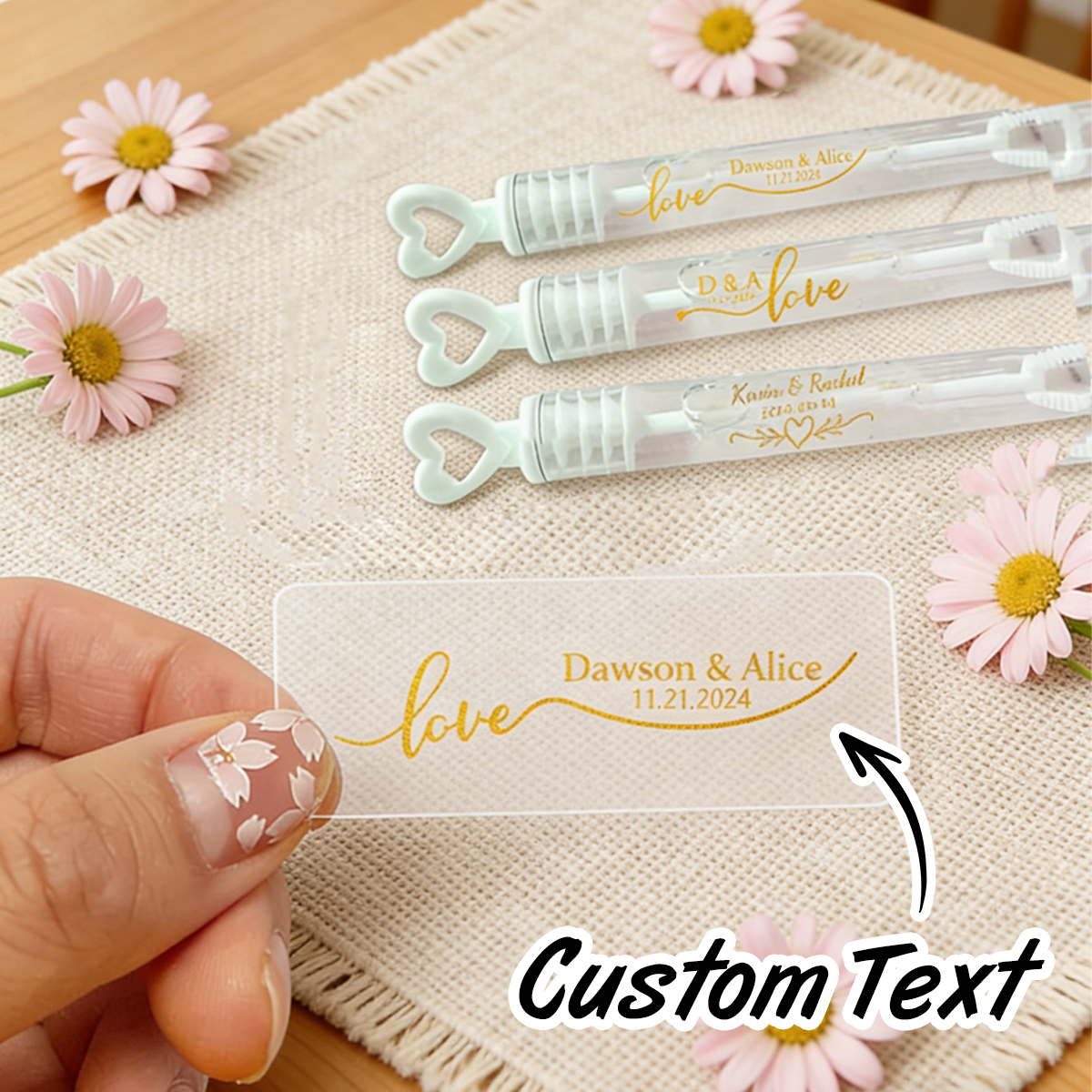 Custom Gold Foil Stickers, Per - Personalised Candle Label 리뷰 및 가격