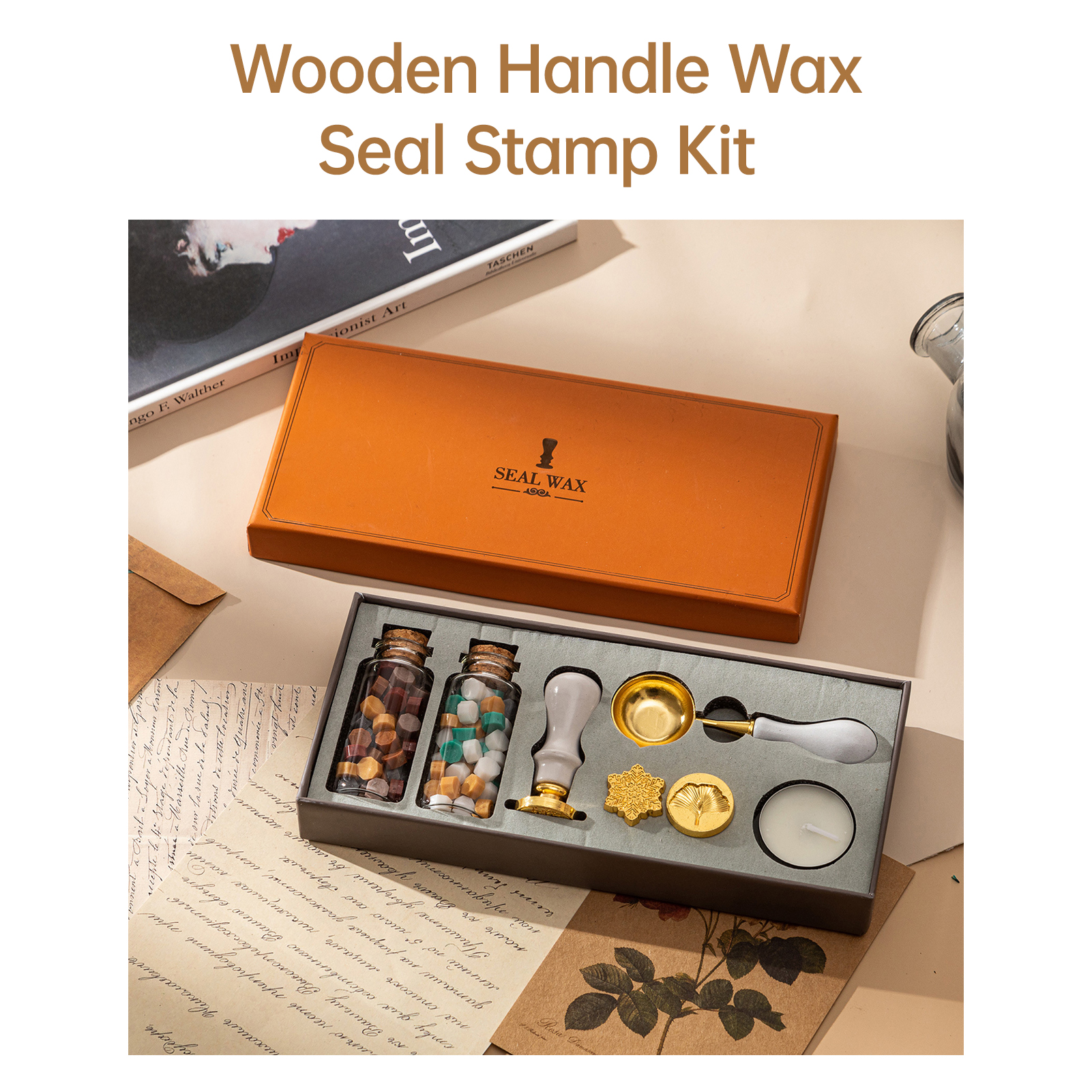 【HOT】Wax Seal Stamp Kit with 3 - Wax Seal Letter Kit 리뷰 및 가격
