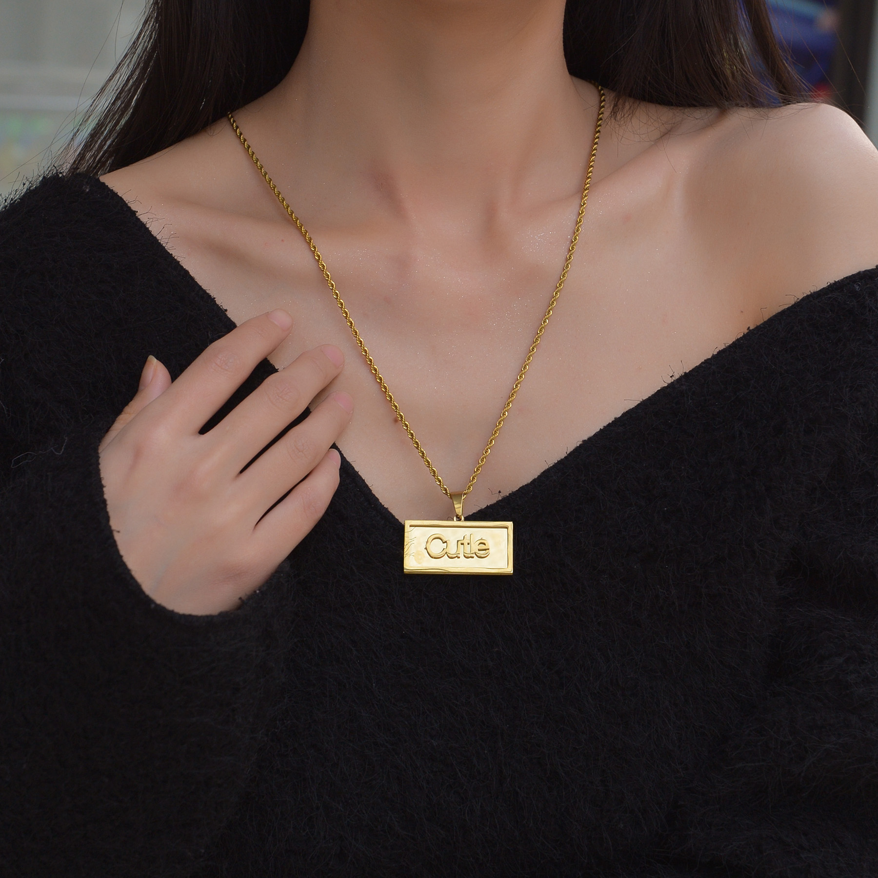 Custom Name Hip Hop Necklace f - Name Necklace Custom 리뷰 및 가격