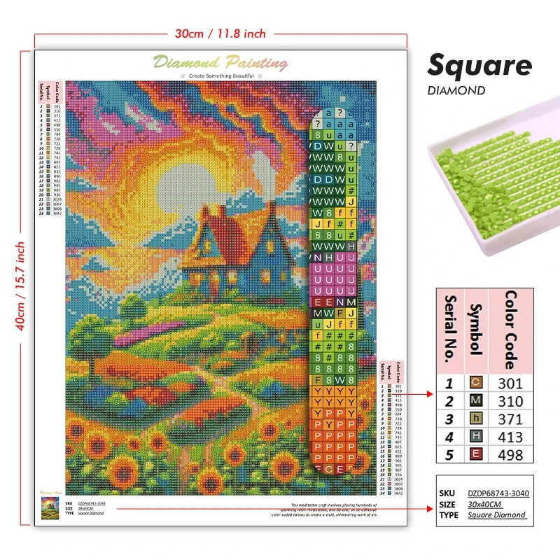 Diamond Painting Eiffel Tower  - Photo Mosaic Print 리뷰 및 가격