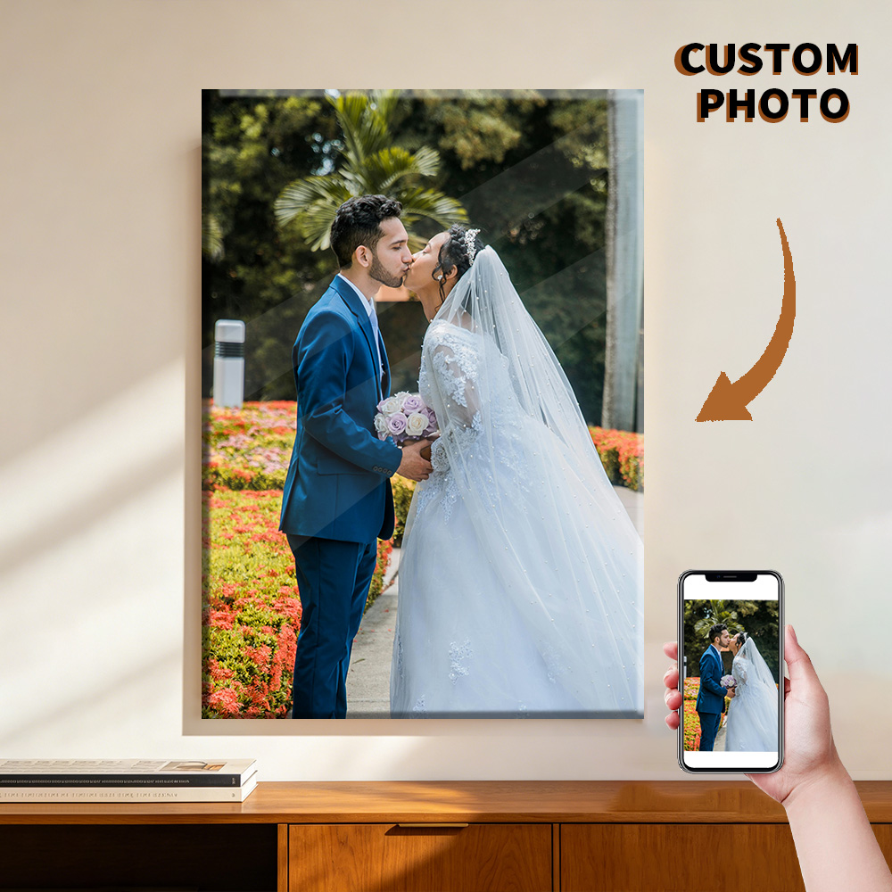1 Pc Customized Photos on Canv - Engraved Wood Frame 리뷰 및 가격