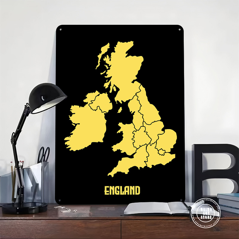 Map of England Printed Poster  - Custom Map Poster 리뷰 및 가격
