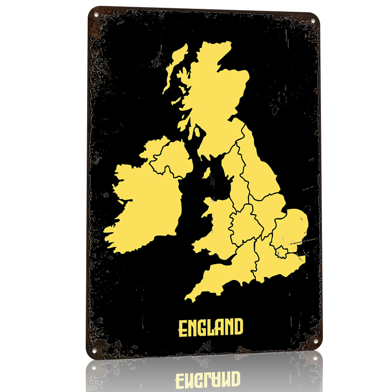 Map of England Printed Poster  - Custom Map Poster 리뷰 및 가격