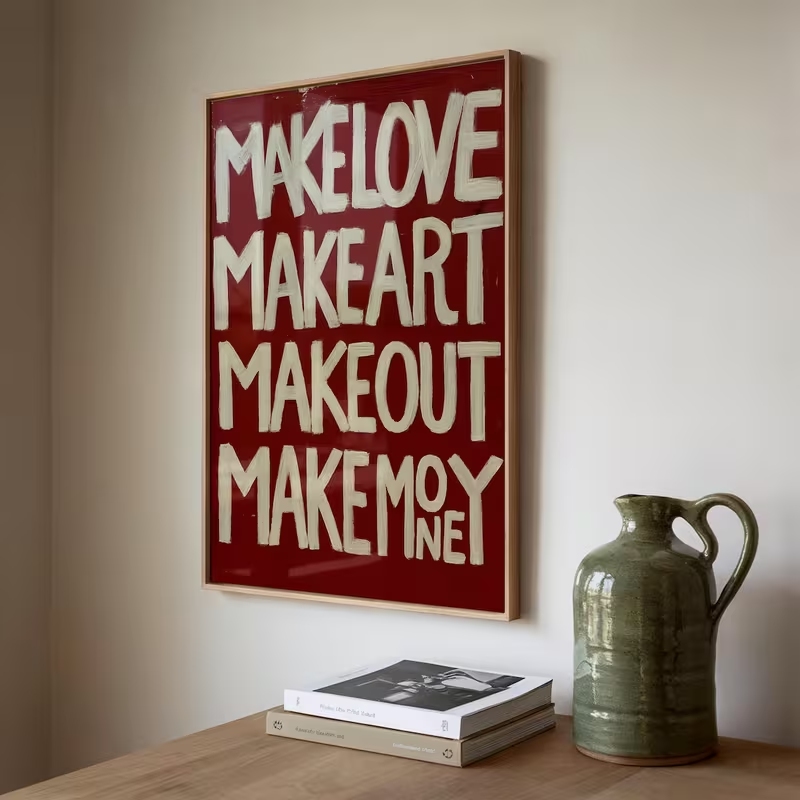 Modern,Retro Self Made Love Ki - Custom Map Poster 리뷰 및 가격
