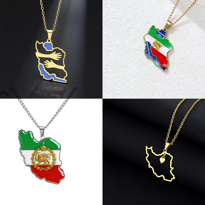 Lucktune Iran Map Pendant Neck - Custom Star Map 리뷰 및 가격