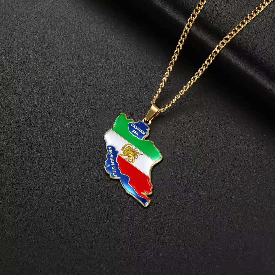 Lucktune Iran Map Pendant Neck - Custom Star Map 리뷰 및 가격