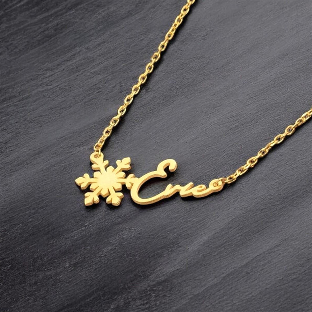 Custom Simple Name Necklace St - Birth Flower Necklace 리뷰 및 가격