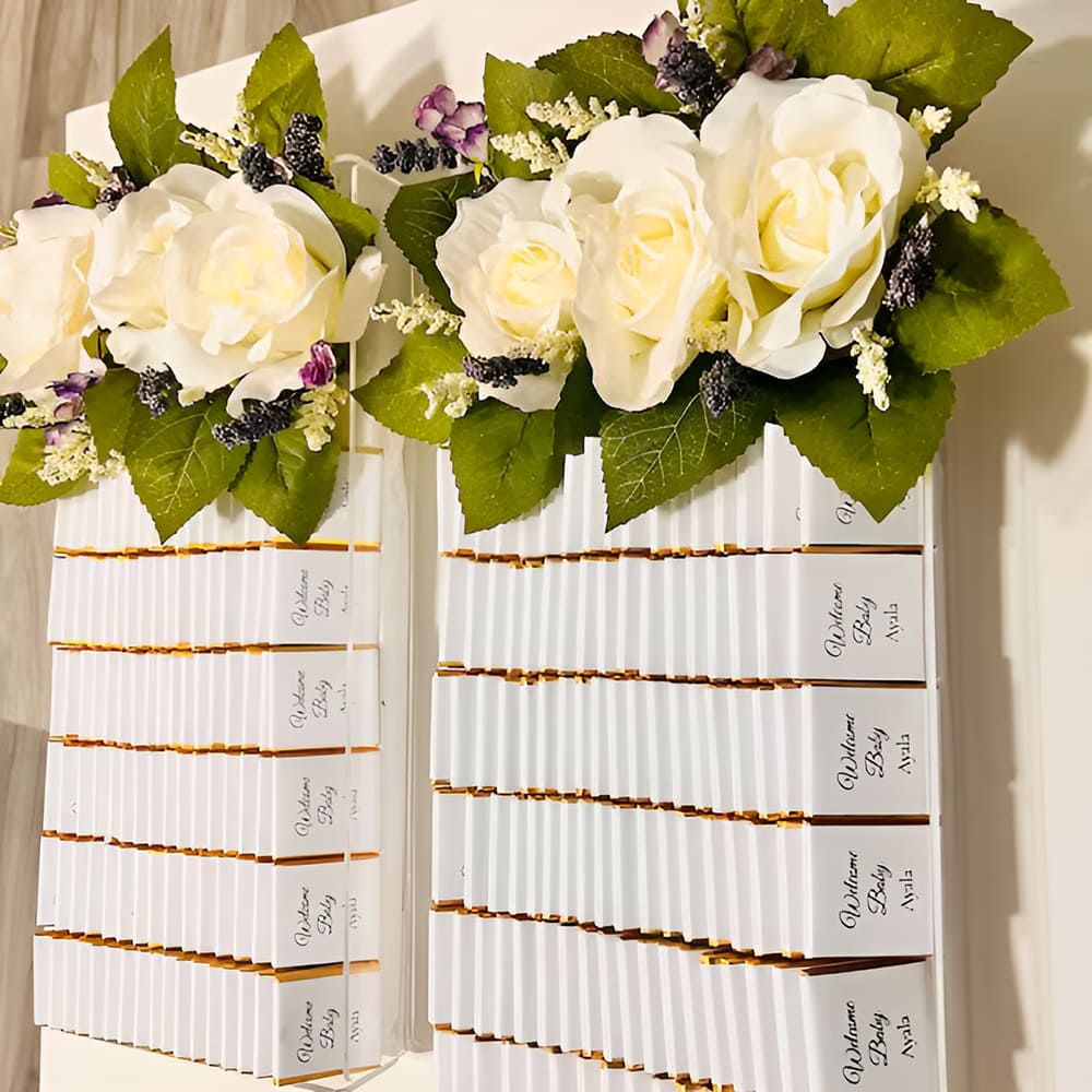 50pcs Wedding Chocolate Packin - Personalised Candle Label 리뷰 및 가격