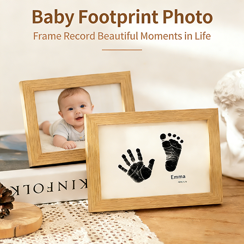 Diy Wooden Baby Pet Paw Print  - Engraved Wood Frame 리뷰 및 가격