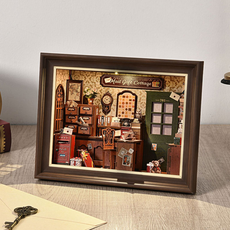 DIY 3D Wooden Book Nook Kit Mi - Engraved Wood Frame 리뷰 및 가격