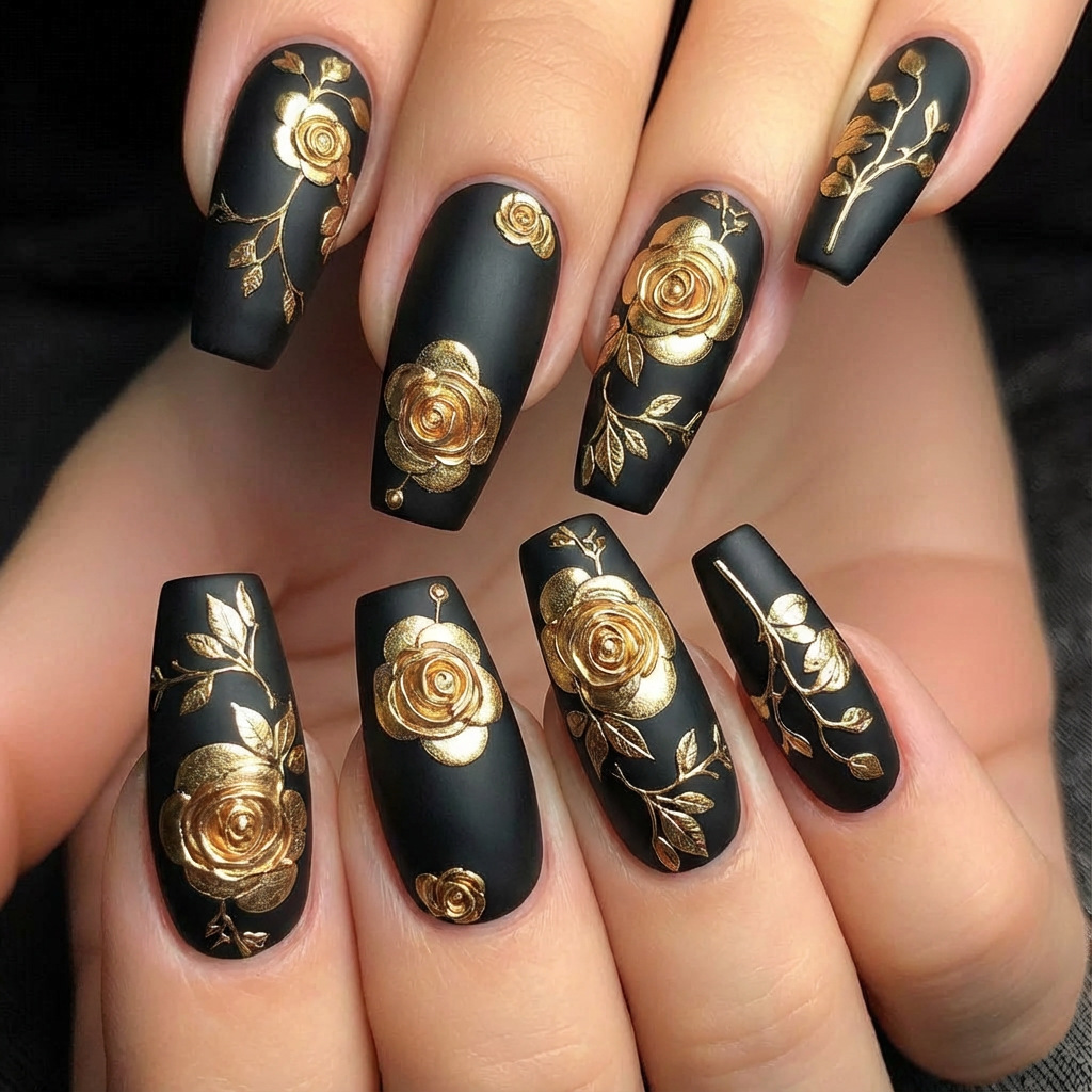 3D fake nails for women girls  - Pressed Flower Art 리뷰 및 가격