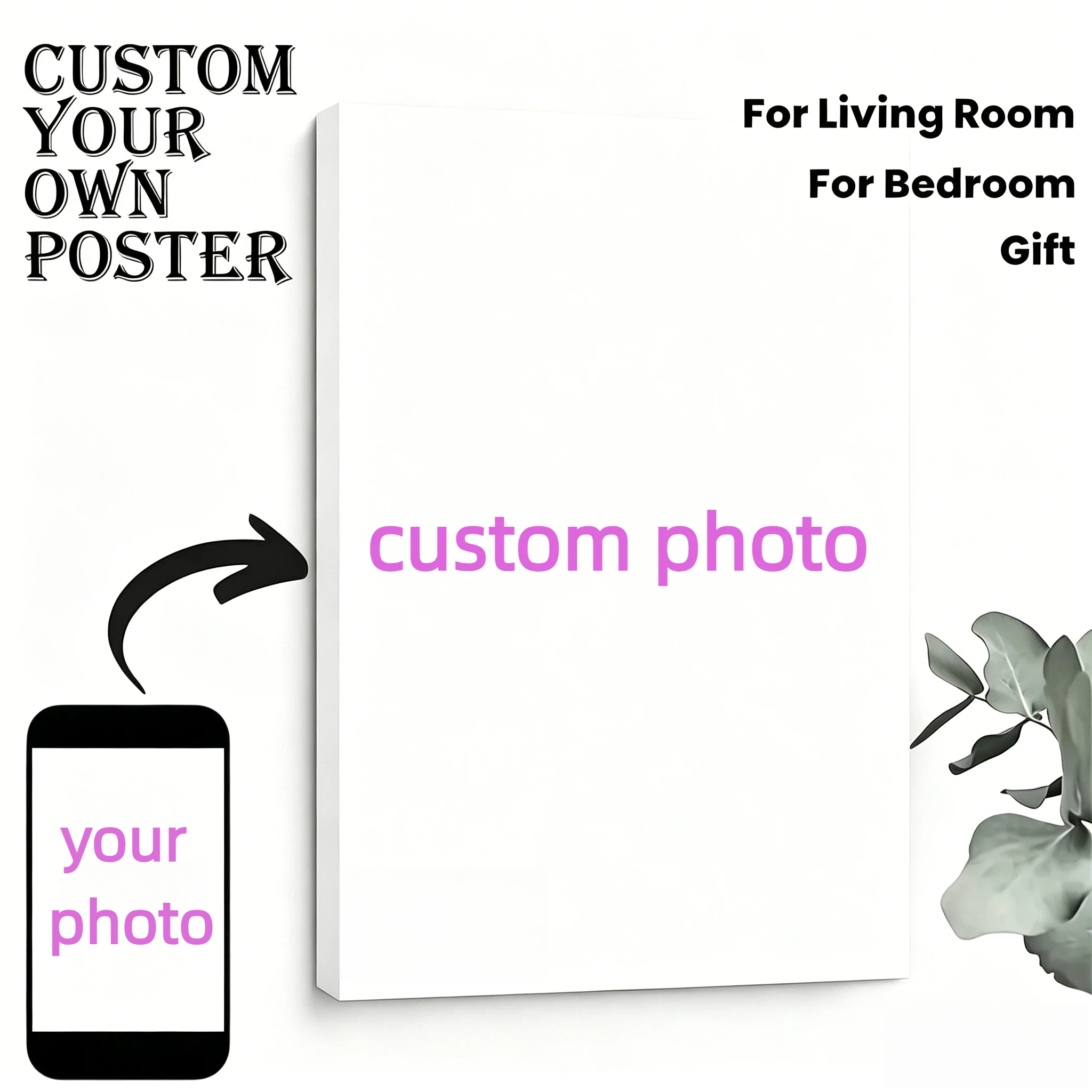Custom Personal Photo Canvas W - Personalized Name Box 리뷰 및 가격