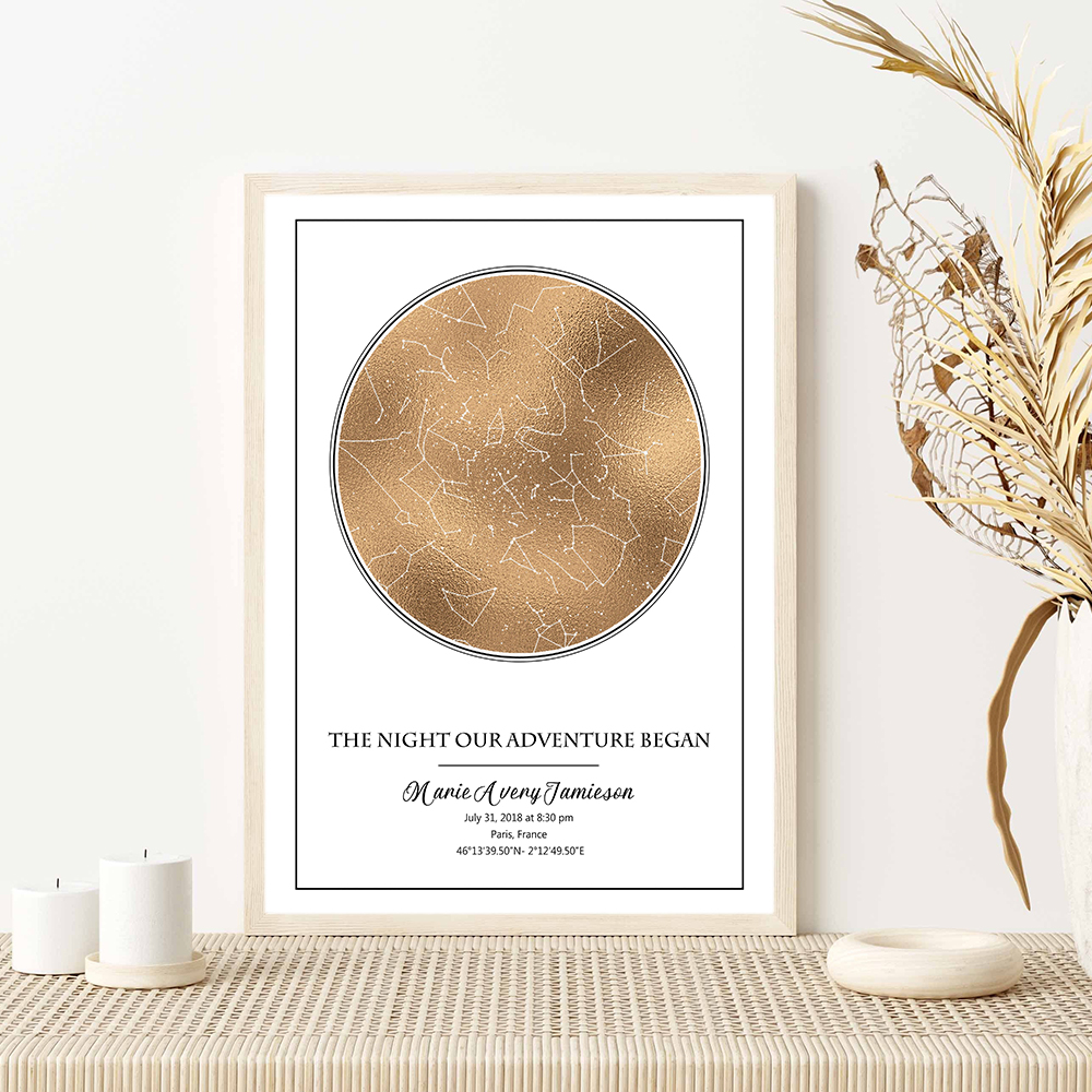 Personalized Star Map Poster B - Custom Star Map 리뷰 및 가격
