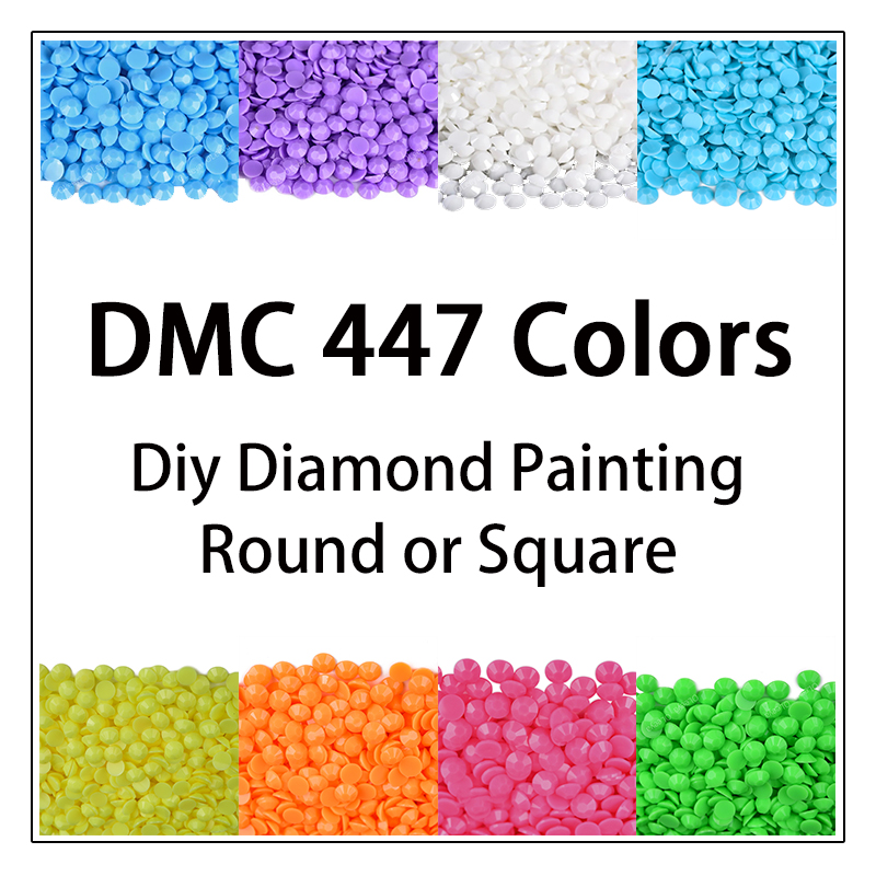 DMC 447 Colors 5D Diy Diamond  - Photo Mosaic Print 리뷰 및 가격