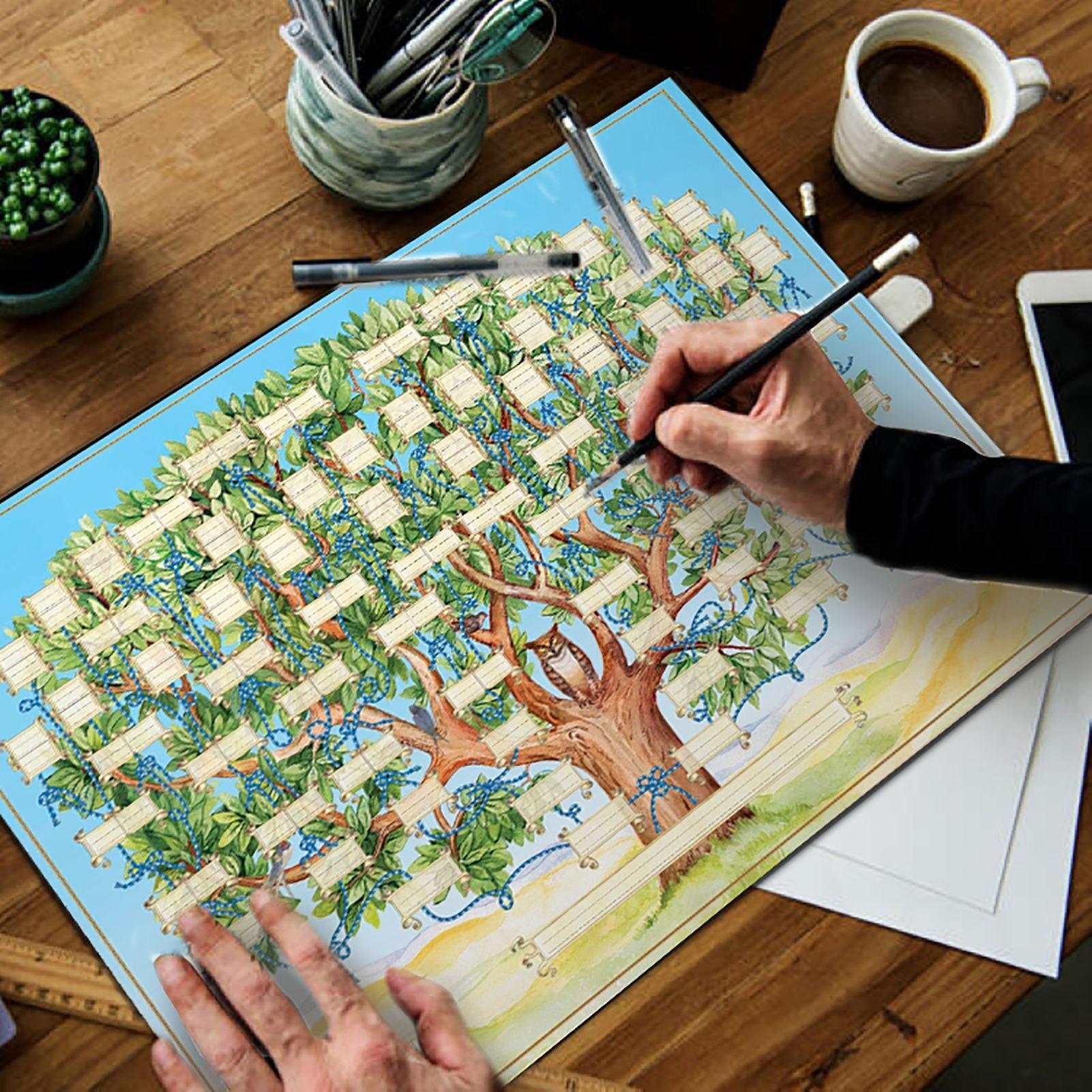 Fillable Family tree diagram C - Family Tree Print 리뷰 및 가격