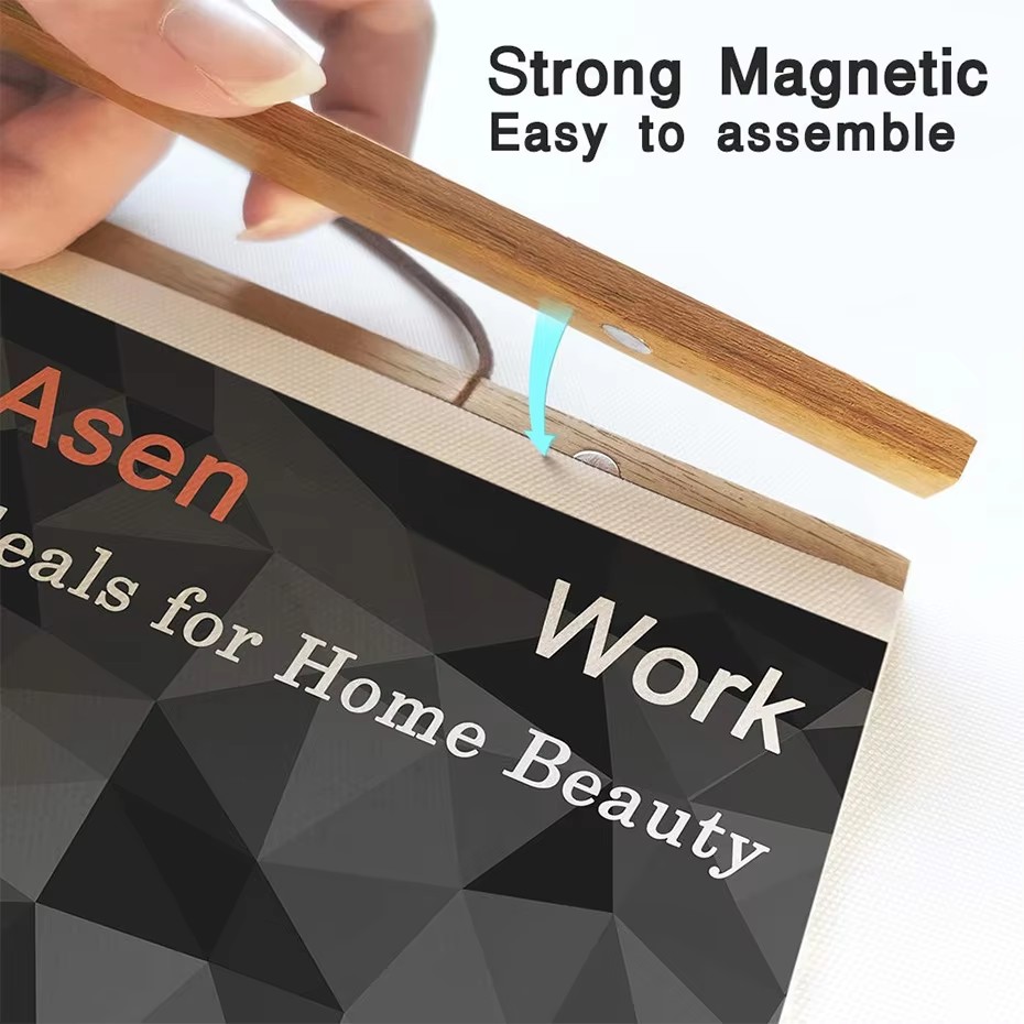 7 Colors 30 40 50cm Magnatic P - Engraved Wood Frame 리뷰 및 가격