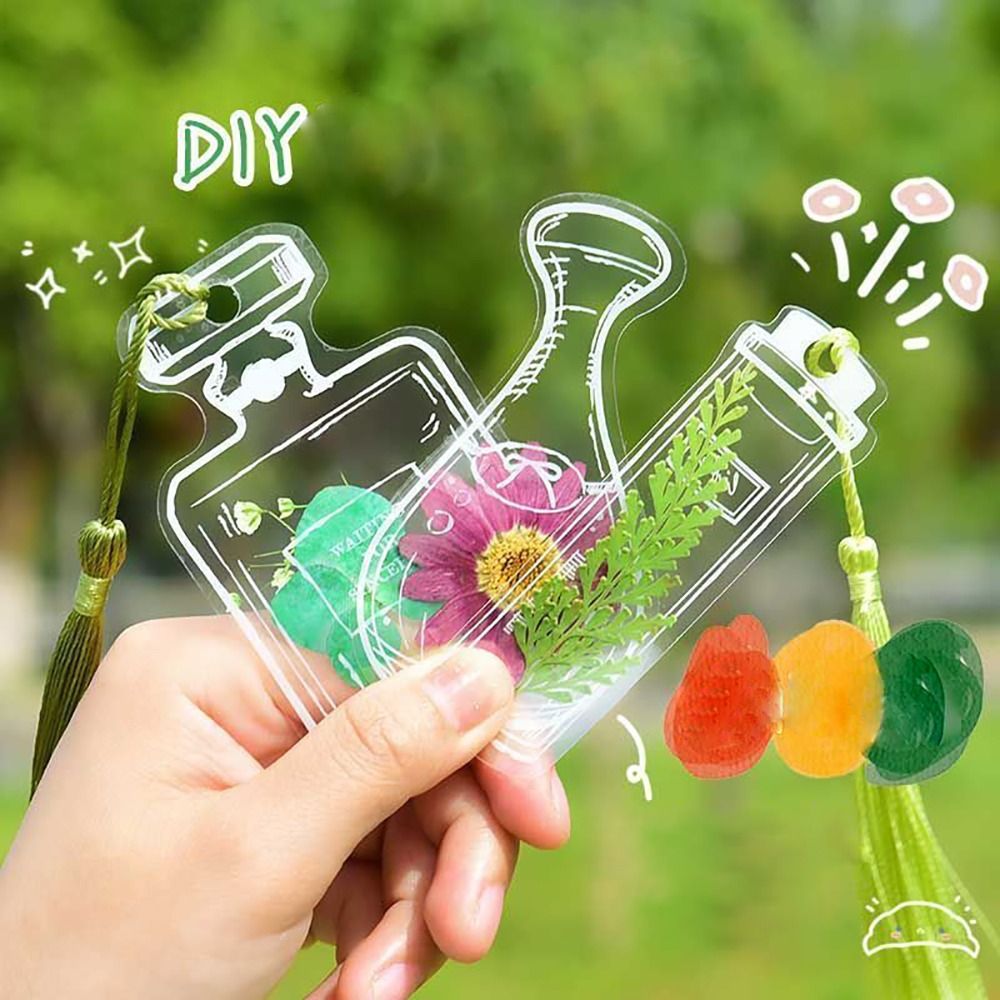 Glassware Shape Bookmarks Stic - Dried Flower Bookmark 리뷰 및 가격