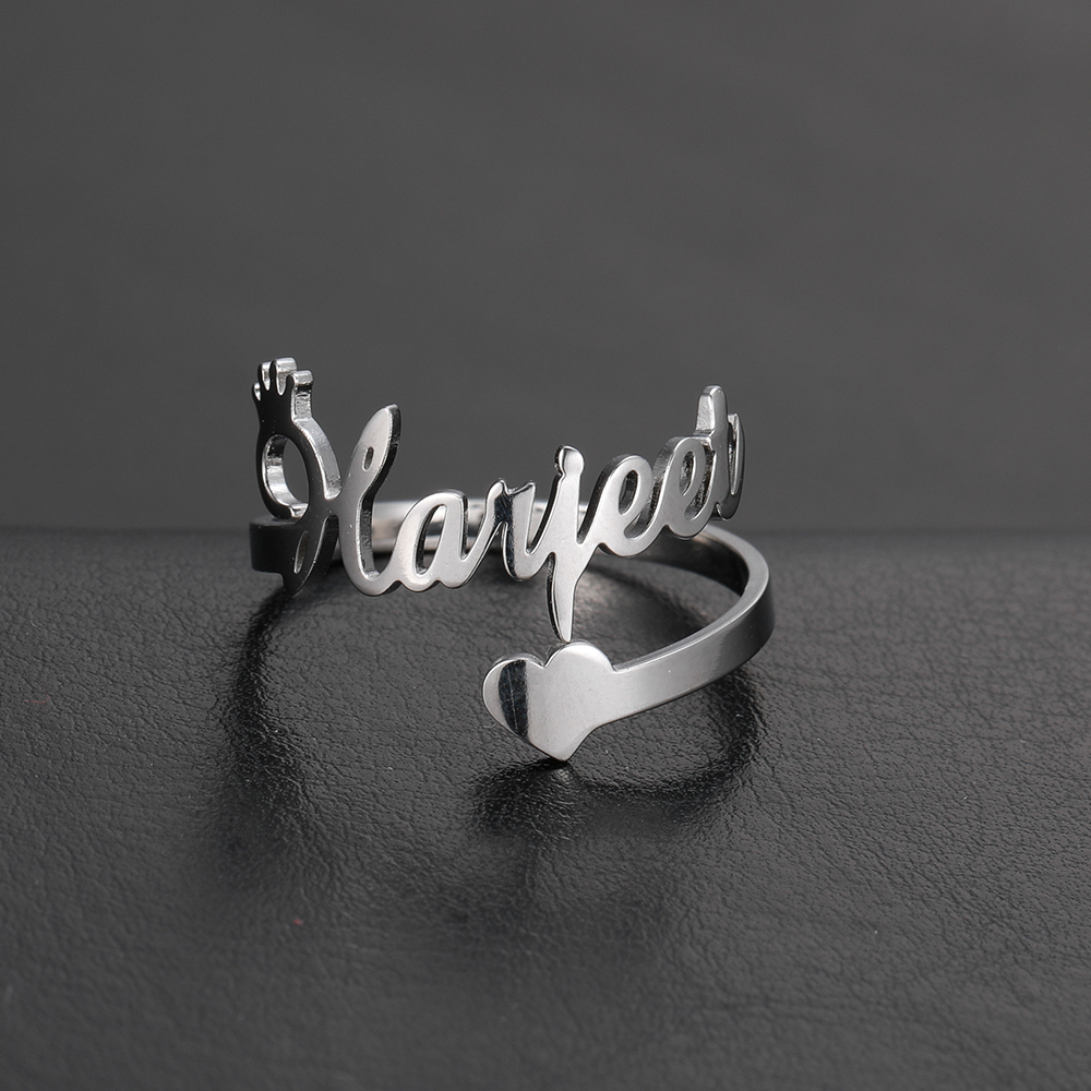 Custom Double Name Rings for W - Initial Ring Custom 리뷰 및 가격