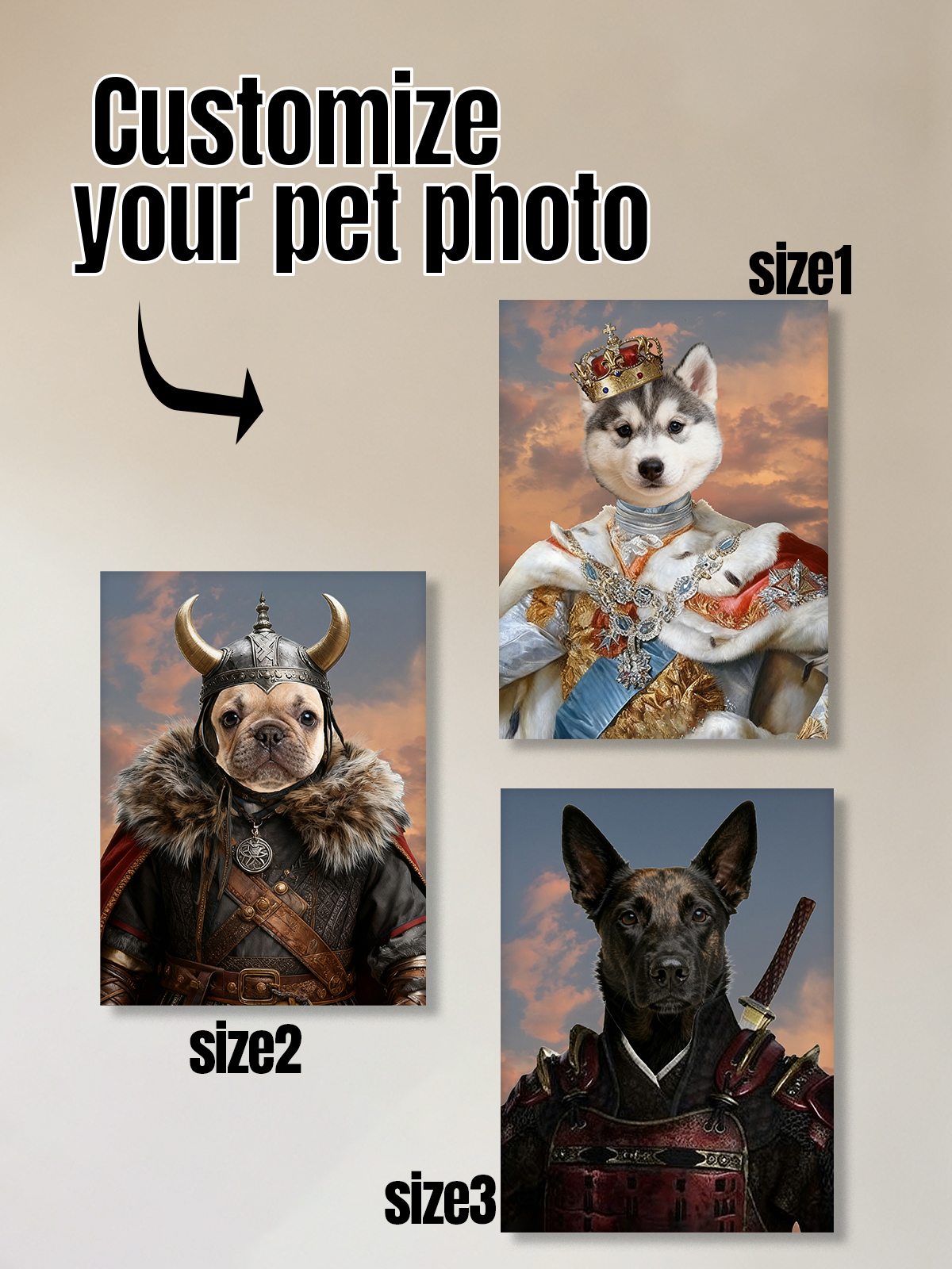 Customized Canvas Painting Roy - Pet Portrait Custom 리뷰 및 가격