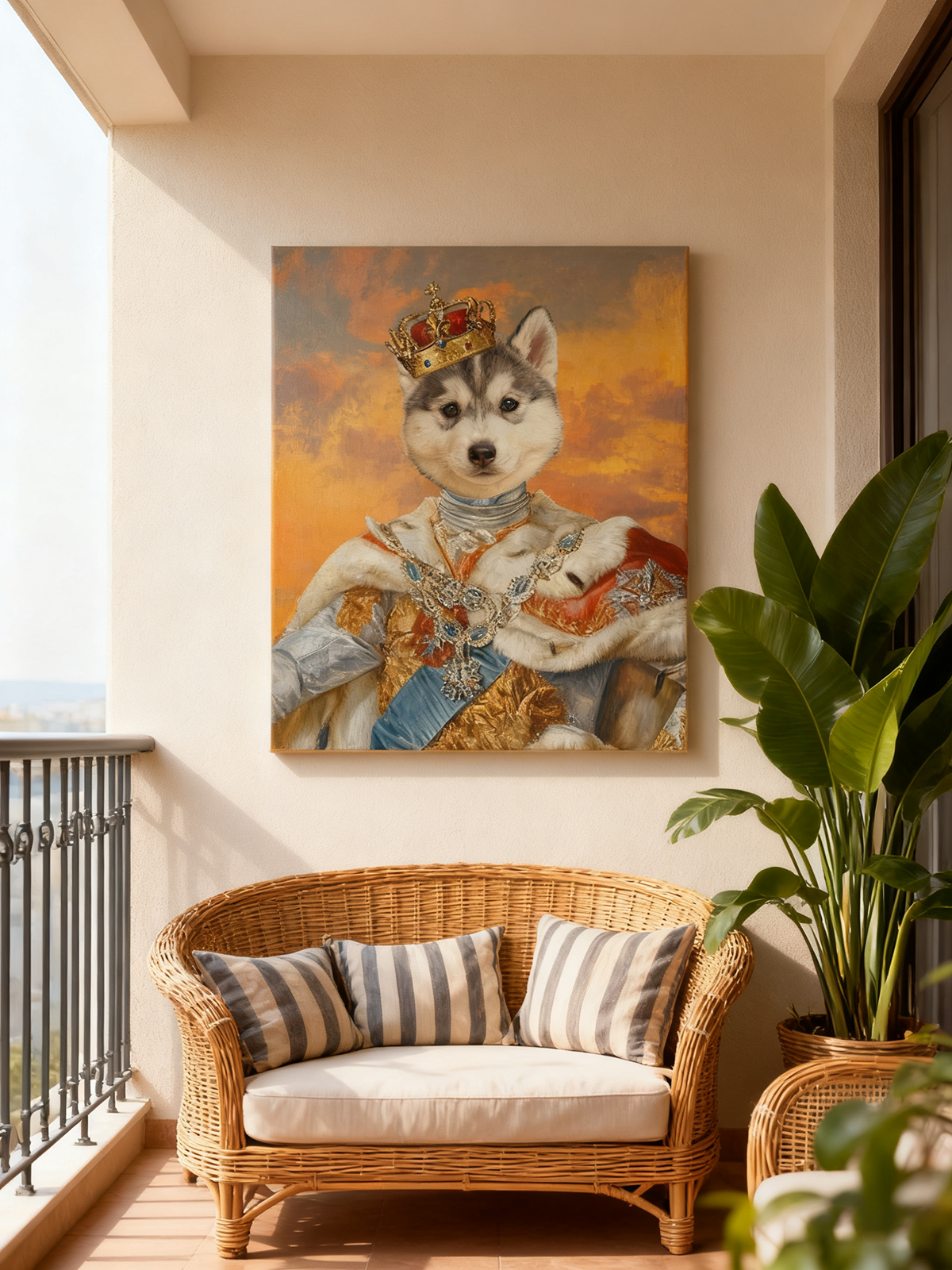 Customized Canvas Painting Roy - Pet Portrait Custom 리뷰 및 가격