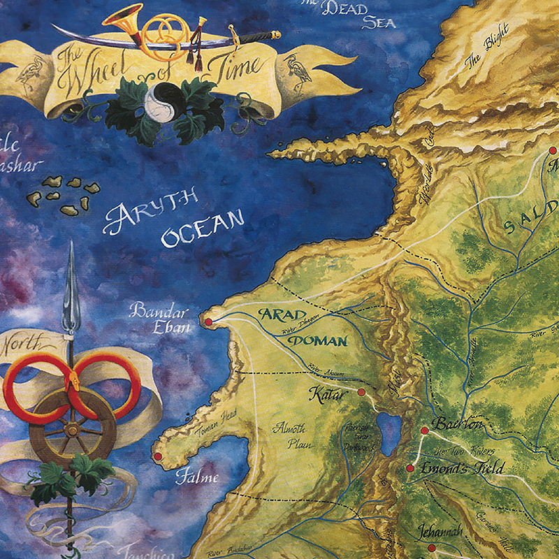 The Wheel of Time Map Poster P - Custom Star Map 리뷰 및 가격
