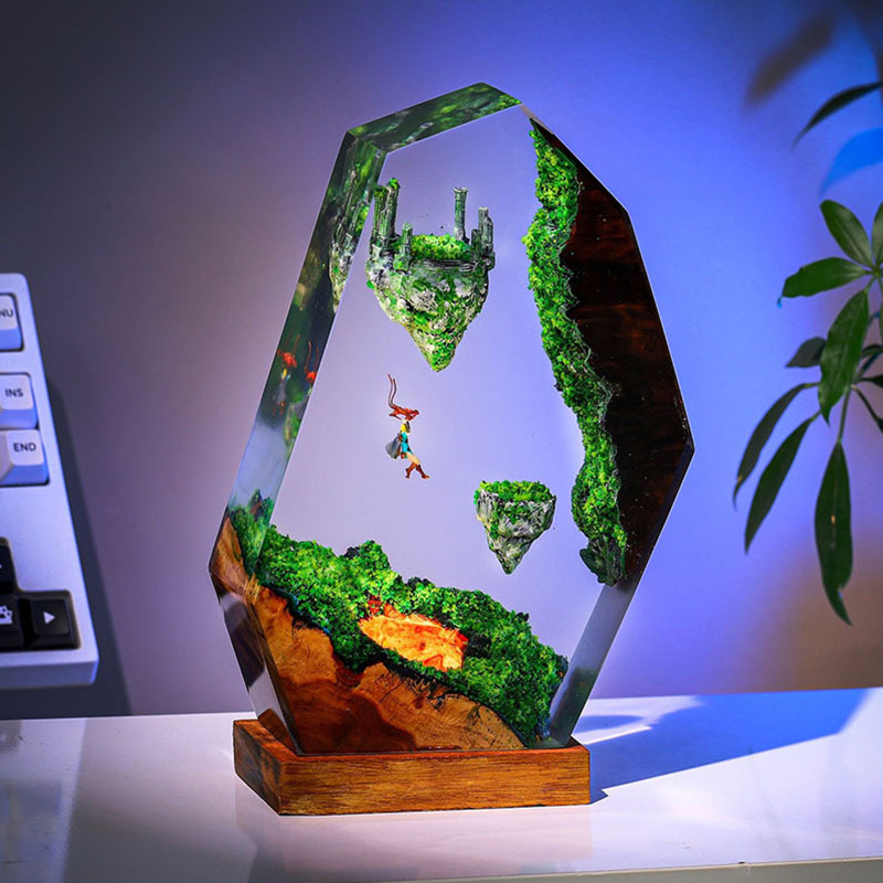 Resin Table Lamp Sky Island Mo - Custom Night Sky 리뷰 및 가격