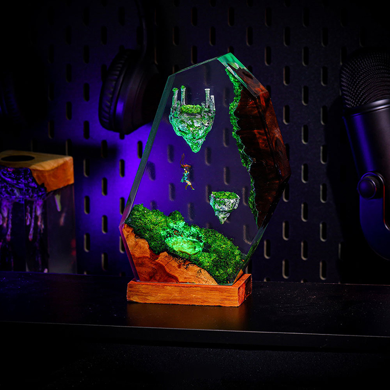 Resin Table Lamp Sky Island Mo - Custom Night Sky 리뷰 및 가격