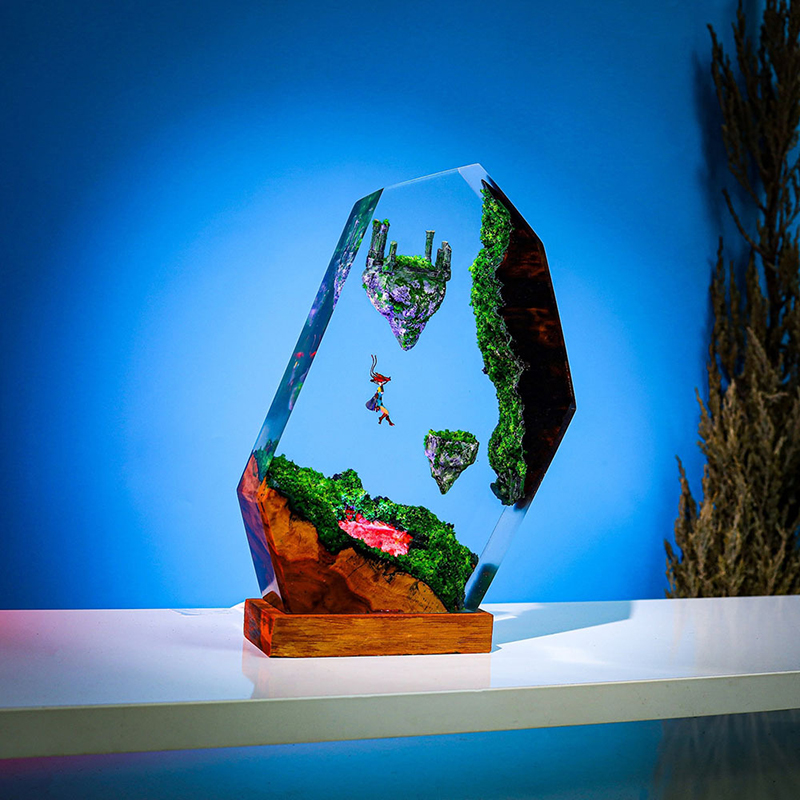Resin Table Lamp Sky Island Mo - Custom Night Sky 리뷰 및 가격