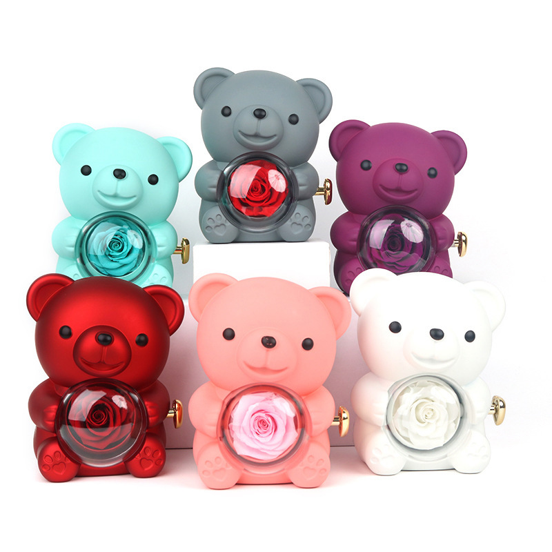 Eternal Rose Teddy Bear Jewelr - Name Necklace Custom 리뷰 및 가격