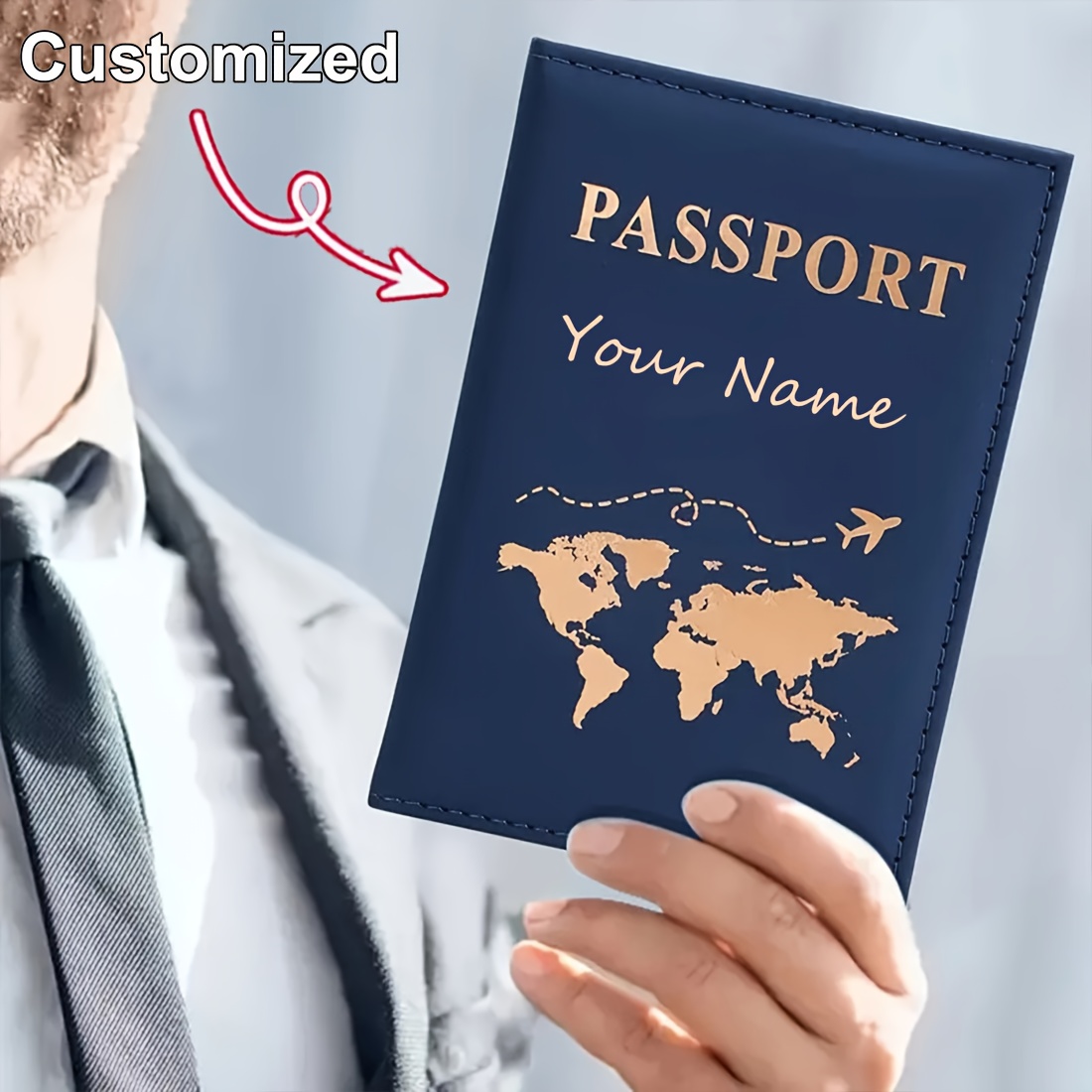 Custom Name World Map Passport - Personalized Name Box 리뷰 및 가격