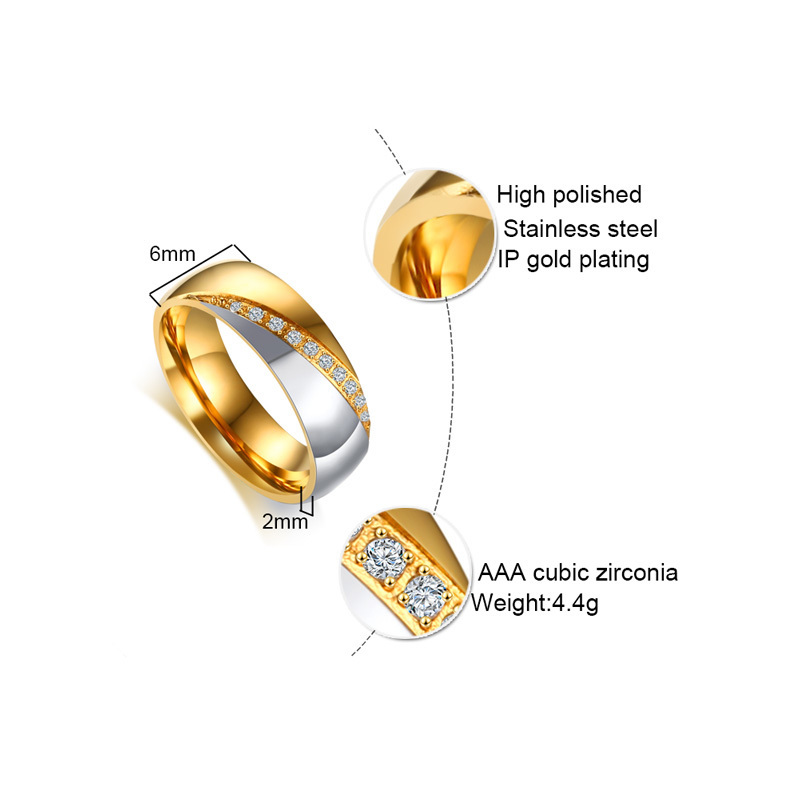 Vnox Temperament Wedding Rings - Initial Ring Custom 리뷰 및 가격