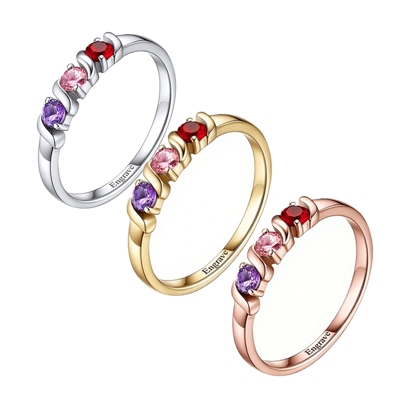 Personalized Names Ring with 1 - Initial Ring Custom 리뷰 및 가격