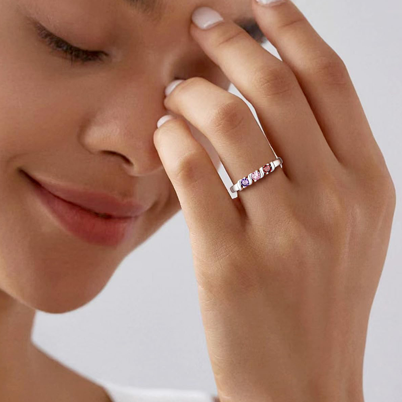 Personalized Names Ring with 1 - Initial Ring Custom 리뷰 및 가격