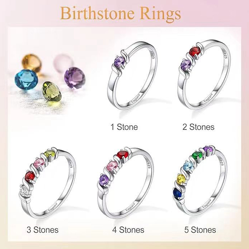 Personalized Names Ring with 1 - Initial Ring Custom 리뷰 및 가격