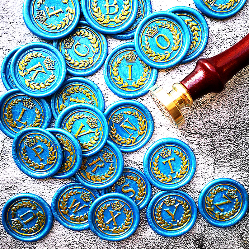 26 Letter A - Z crown Wax Seal - Wax Seal Letter Kit 리뷰 및 가격