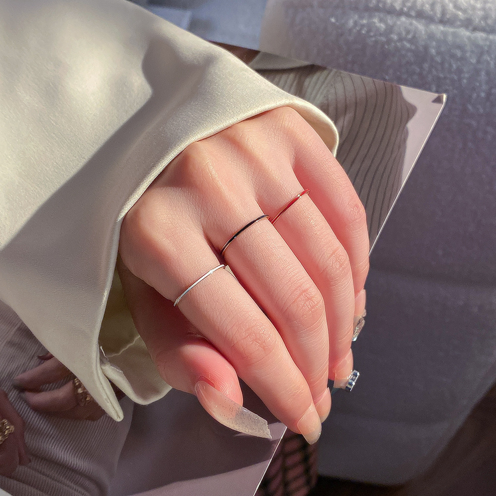 Titanium Steel Rose Gold Color - Initial Ring Custom 리뷰 및 가격