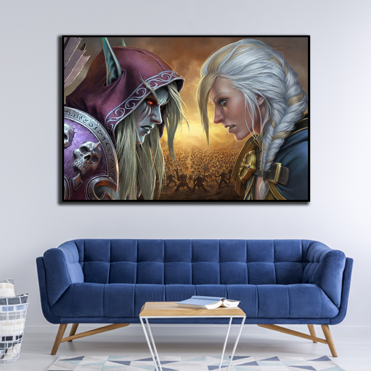 Sylvanas Windrunner Canvas Pos - Custom Map Poster 리뷰 및 가격