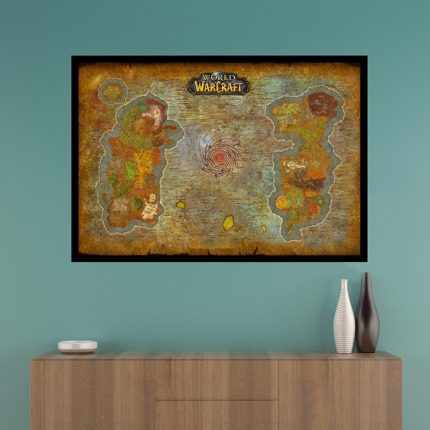 Sylvanas Windrunner Canvas Pos - Custom Map Poster 리뷰 및 가격