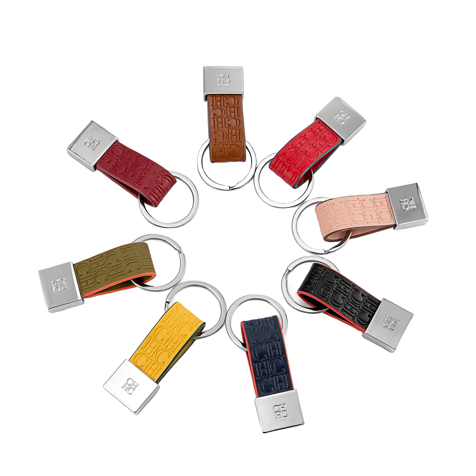 CH Embossed Monogram Leather K - Monogram Keychain Leather 리뷰 및 가격